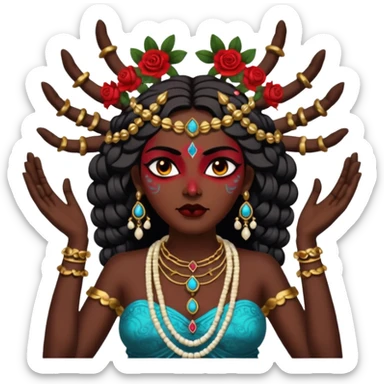 Hindu deity Kali Maa emoji sticker