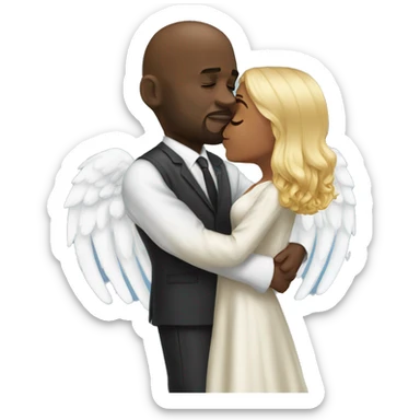 shaq kissing angel reese  sticker