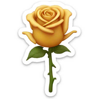 Rose toy sticker