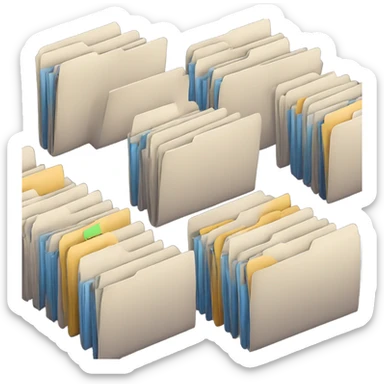 folders and files sticker