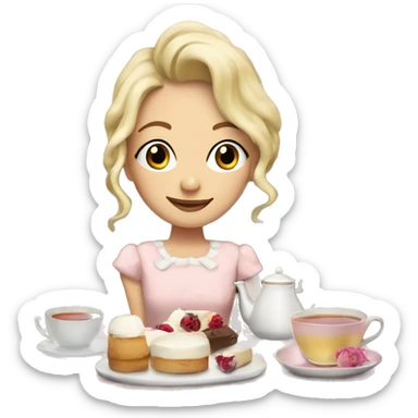 Afternoon tea sticker