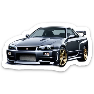 Nissan skyline gré r34 sticker