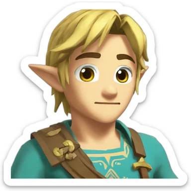 Link breath of the wild sticker