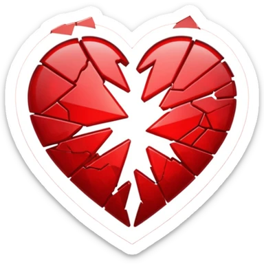 heart break sticker
