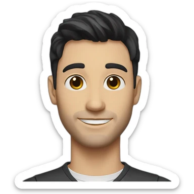 Spencer kelly loveless with dark hair age 36 sticker