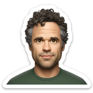 Mark Ruffalo Handsome face sticker