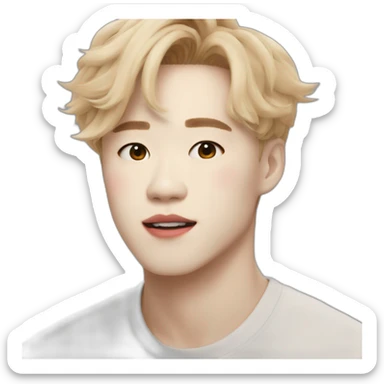 jimin from bts in like crazy music video sticker