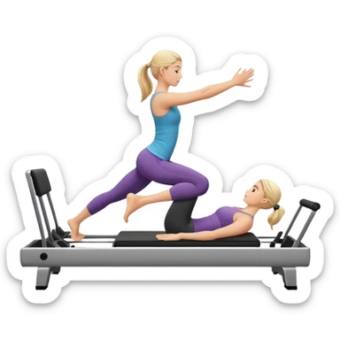 Reformer pilates emoji sticker