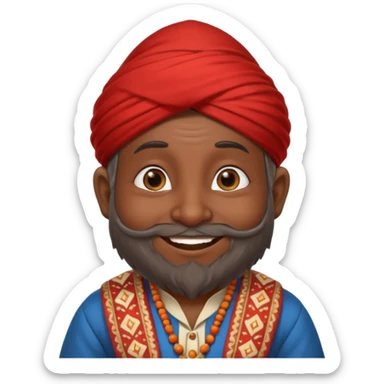 indian gnome sticker