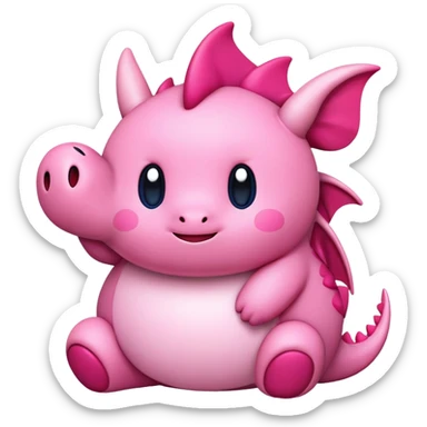 dragon kirby sticker