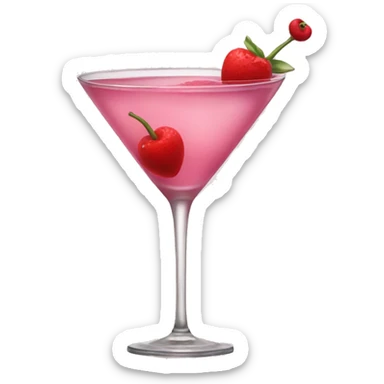 Pink martini sticker