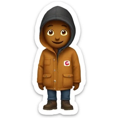 Carhartt coat sticker