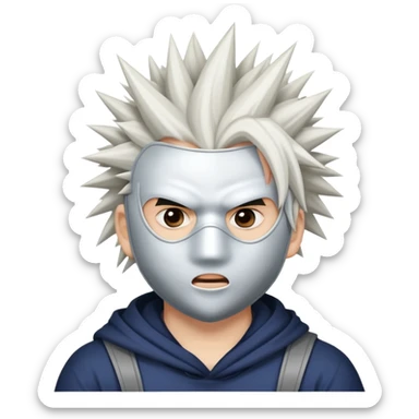 "- Nam
- 15 tuổi
- Da trắng
- Đầu đinh
- Đeo khẩu trang, mặt khó chịu
" sticker