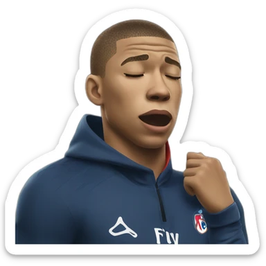 Mbappe crying sticker