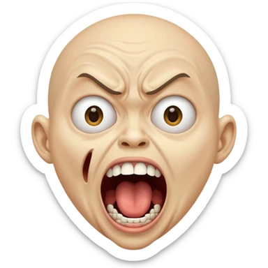 Cd screaming sticker