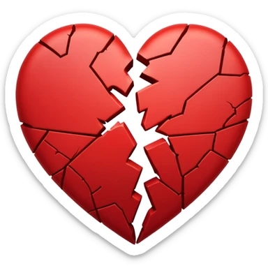 Corazón roto sticker