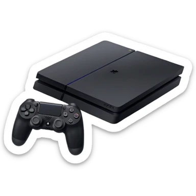 ps4 slim console only sticker