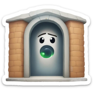 portal de belén sticker