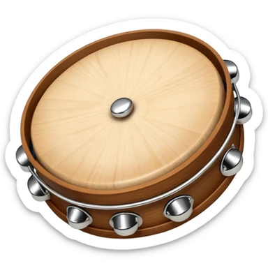 Tambourine sticker