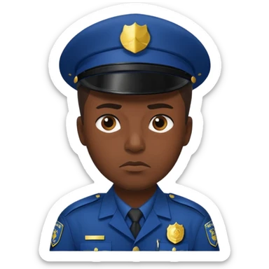 police officer sticker