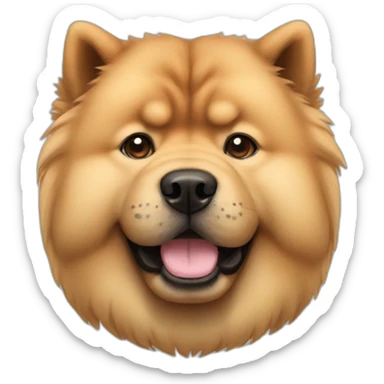 Chow Chow dog sticker