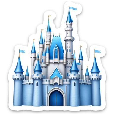 walt disney world castle sticker