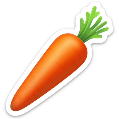 carrot sticker