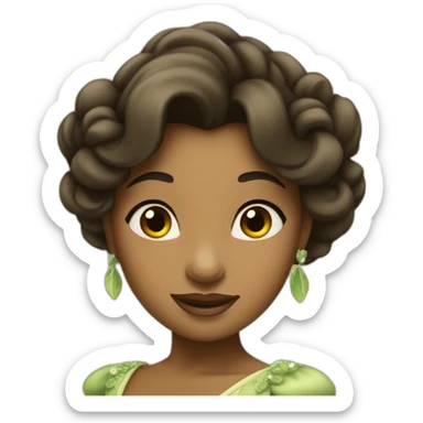 Tiana princess sticker