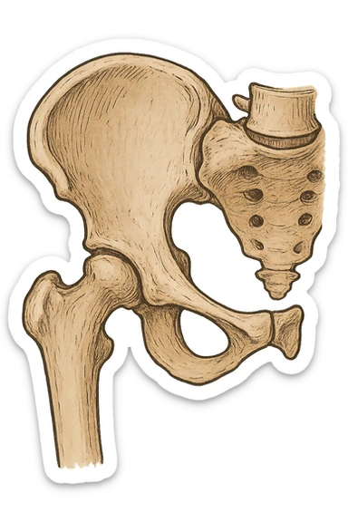 Anca su sfondo isolato sticker