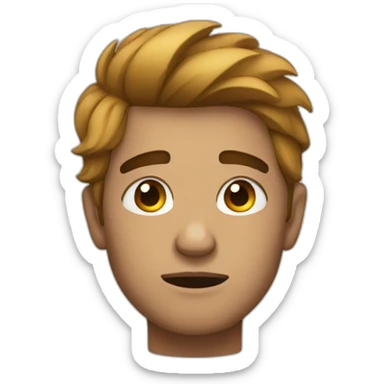 sleepy younger men sticker