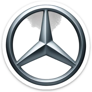 Mercedes  logo sticker