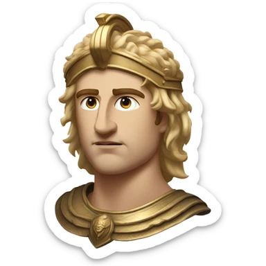 Alexander the Great  sticker