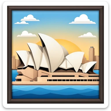 sydney opera house sticker