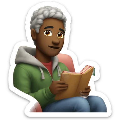 Cozy Christmas vibes sticker