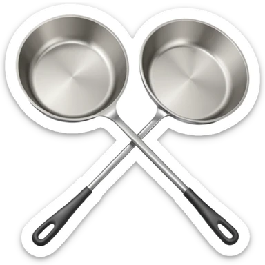pan and spatula sticker