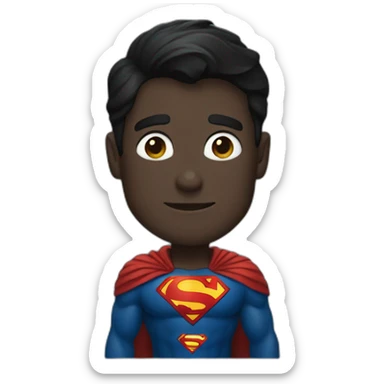 Superman dark suit sticker