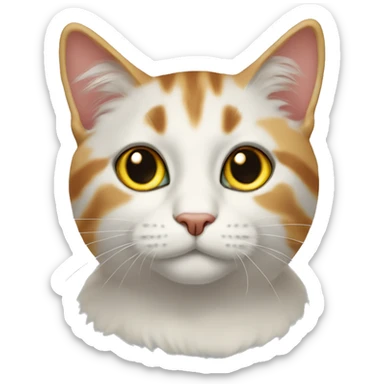 kulaklıklı kedi sticker