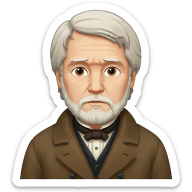 Ivan Turgenev russian author sticker