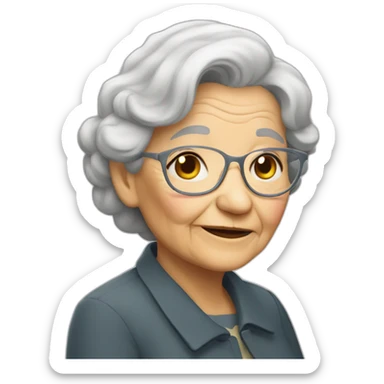 Old Lady Died sticker
