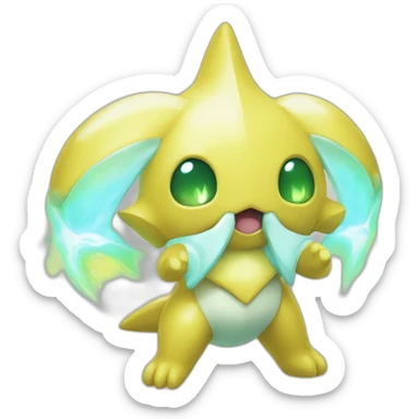 Pokemon jirachi sticker