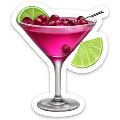 A cosmo martini sticker