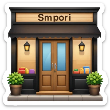 Shop is open sticker