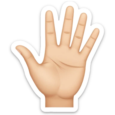 Yvl hand sign sticker