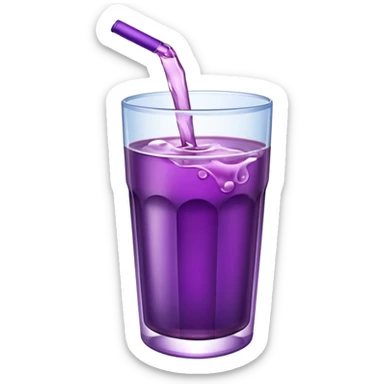 Lean coming out a cup sticker