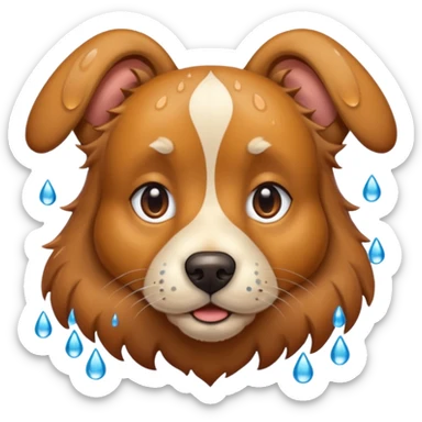 venetian dog sticker