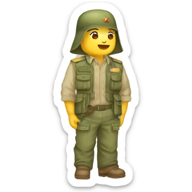 Người Việt Nam Da vàng Tóc quăn Đeo kính Giới tính nam Lông mày rậm Mắt 2 mí Mắt mỏ Môi dày vừa phải sticker