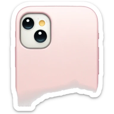 iPhone 13 in light pink sticker