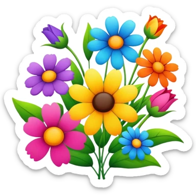 Flowers sticker