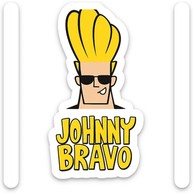 Remove the background and make the image a transparent PNG, keep the character and text intact. sticker