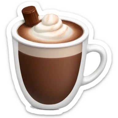 Hot chocolate  sticker